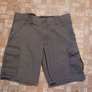 Wrangler Men's Dark Gray Cargo Shorts Size 33